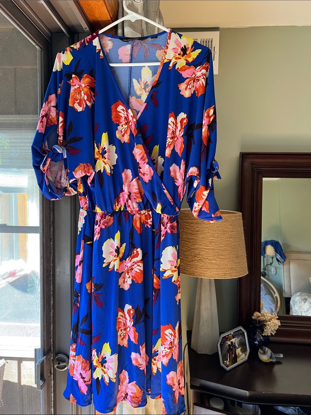 Colleen Lopez drape front Dress
